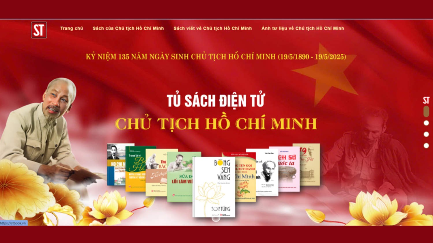 TRƯỜNG THPT PHƯỚC VĨNH GIỚI THIỆU "TỦ SÁCH ĐIỆN TỬ CHỦ TỊCH HỒ CHÍ MINH" TRÊN NỀN TẢNG SỐ